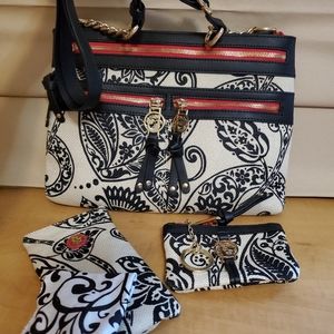 Spartina Purse, Sunglass Case, Change Purse Set